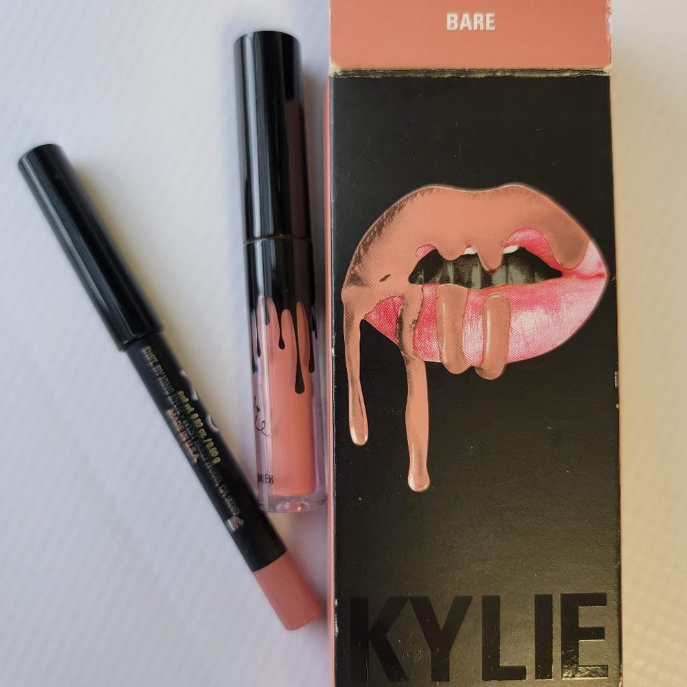 SOLD Kylie Mini Matte Lipstick and Liner in BARE